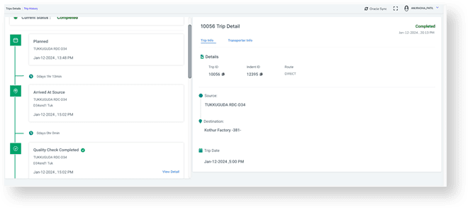 Journey Monitoring